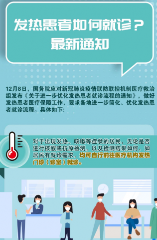 發(fā)熱患者如何就診？最新通知